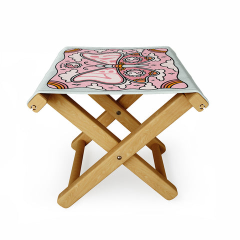 Doodle By Meg Libra Butterfly Folding Stool