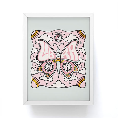 Doodle By Meg Libra Butterfly Framed Mini Art Print