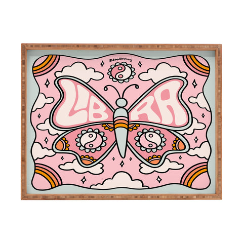 Doodle By Meg Libra Butterfly Rectangular Tray