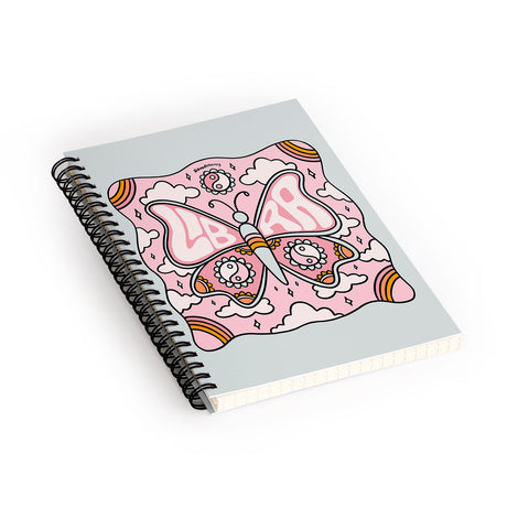 Doodle By Meg Libra Butterfly Spiral Notebook