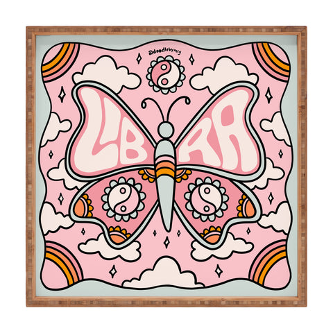 Doodle By Meg Libra Butterfly Square Tray
