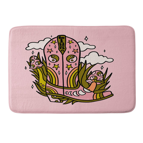 Doodle By Meg Libra Cowboy Boot Memory Foam Bath Mat