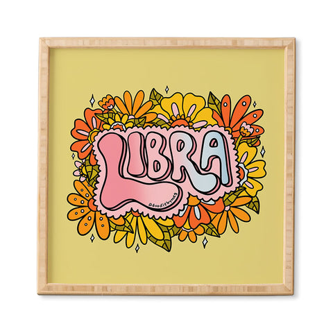 Doodle By Meg Libra Flowers Framed Wall Art