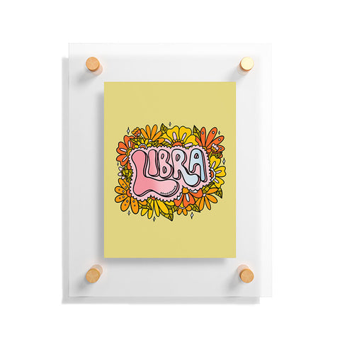 Doodle By Meg Libra Flowers Floating Acrylic Print