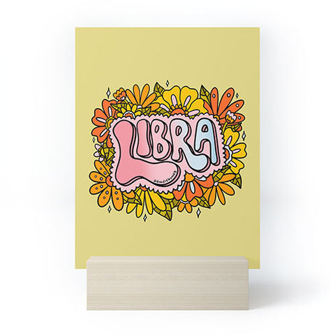 Doodle By Meg Libra Flowers Mini Art Print