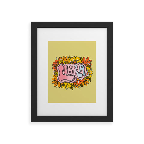 Doodle By Meg Libra Flowers Framed Art Print