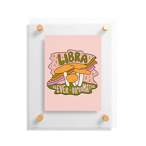 Doodle By Meg Libra Mushroom Floating Acrylic Print