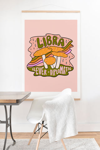 Doodle By Meg Libra Mushroom Art Print And Hanger
