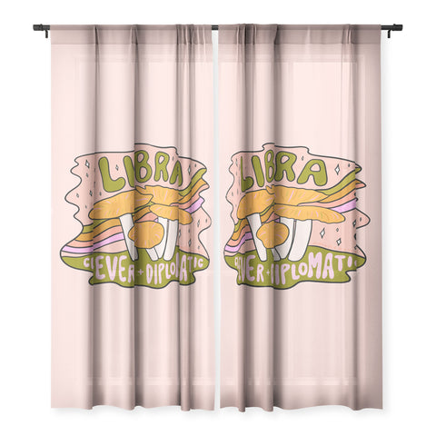 Doodle By Meg Libra Mushroom Sheer Non Repeat