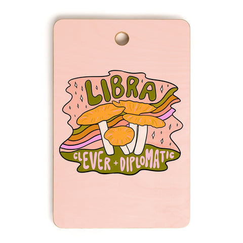Doodle By Meg Libra Mushroom Cutting Board Rectangle