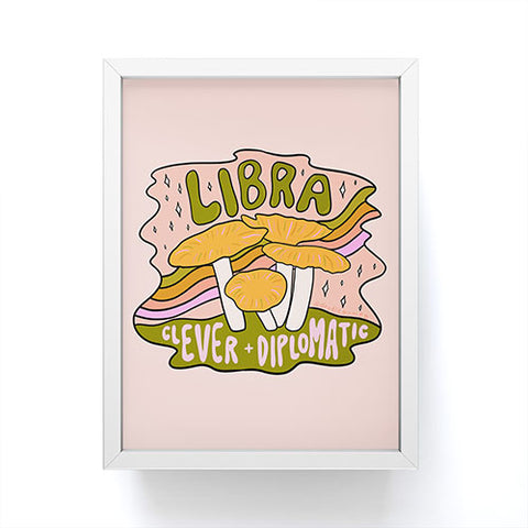 Doodle By Meg Libra Mushroom Framed Mini Art Print