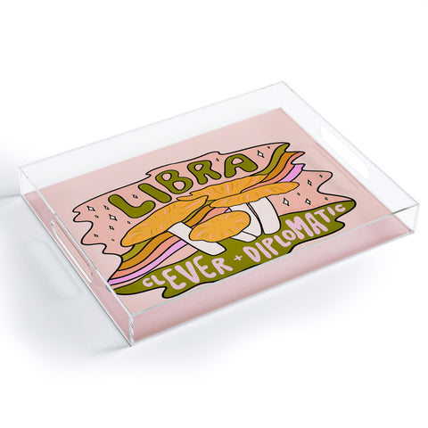 Doodle By Meg Libra Mushroom Acrylic Tray