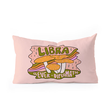 Doodle By Meg Libra Mushroom Oblong Throw Pillow