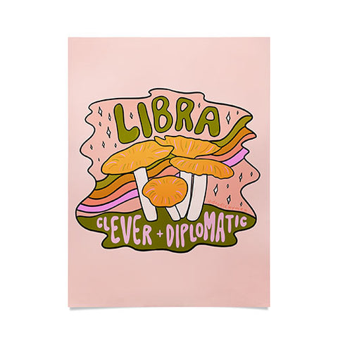 Doodle By Meg Libra Mushroom Poster