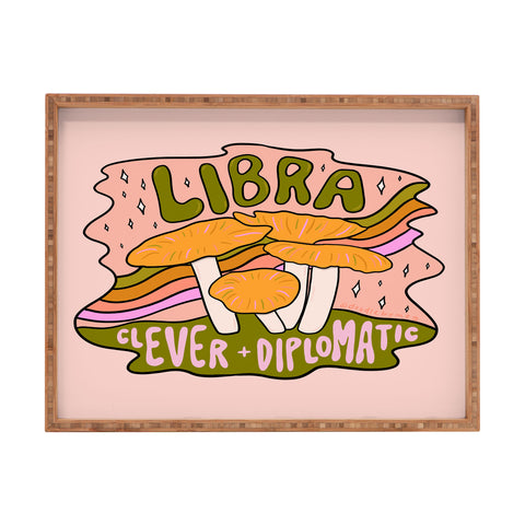 Doodle By Meg Libra Mushroom Rectangular Tray