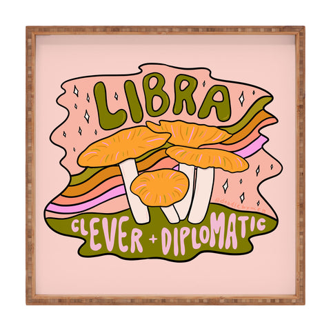 Doodle By Meg Libra Mushroom Square Tray