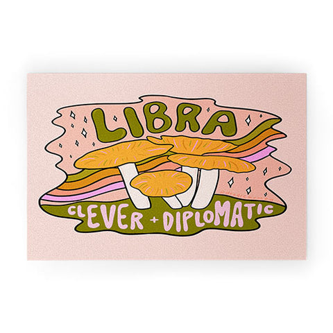 Doodle By Meg Libra Mushroom Welcome Mat