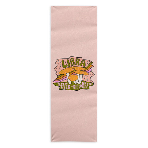 Doodle By Meg Libra Mushroom Yoga Towel