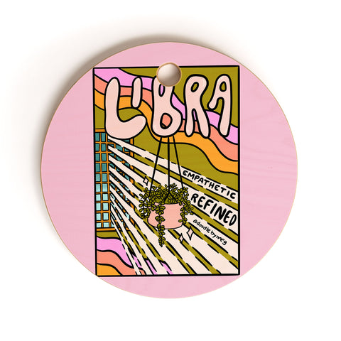 Doodle By Meg Libra Plant Cutting Board Round