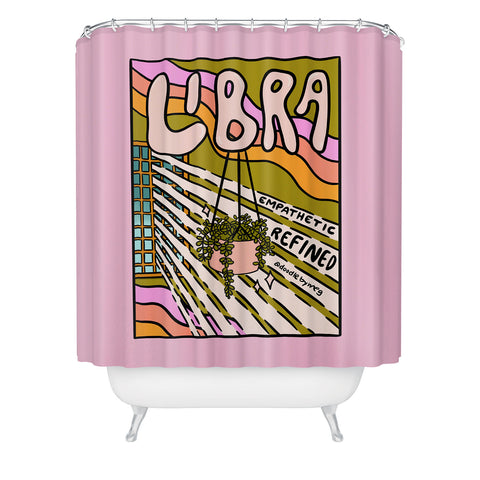 Doodle By Meg Libra Plant Shower Curtain