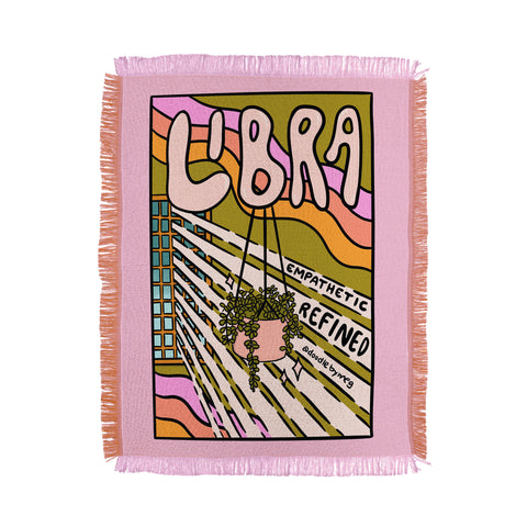 Doodle By Meg Libra Plant Throw Blanket