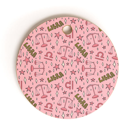Doodle By Meg Libra Print Cutting Board Round
