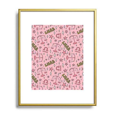 Doodle By Meg Libra Print Metal Framed Art Print