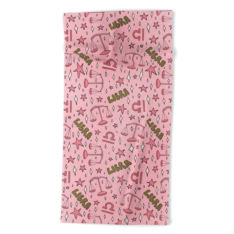 Doodle By Meg Libra Print Beach Towel