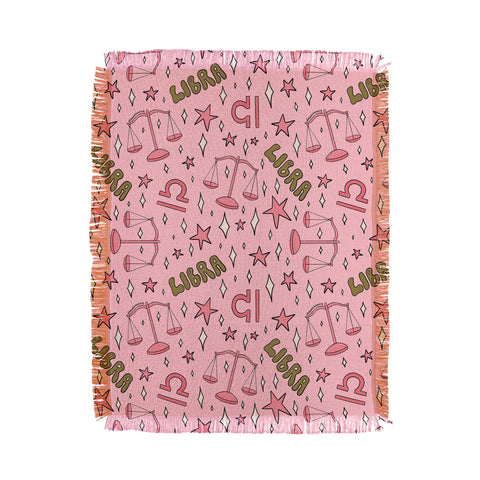 Doodle By Meg Libra Print Throw Blanket