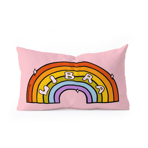 Doodle By Meg Libra Rainbow Oblong Throw Pillow