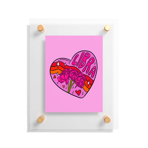 Doodle By Meg Libra Valentine Floating Acrylic Print
