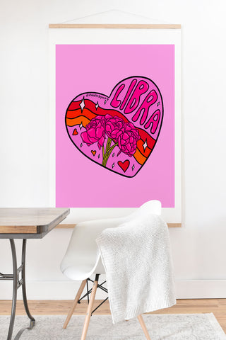 Doodle By Meg Libra Valentine Art Print And Hanger