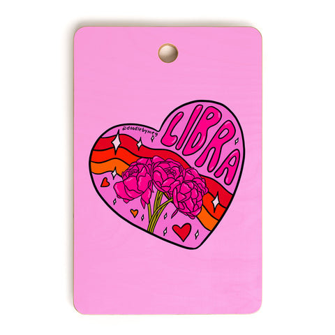 Doodle By Meg Libra Valentine Cutting Board Rectangle