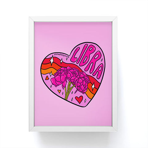 Doodle By Meg Libra Valentine Framed Mini Art Print