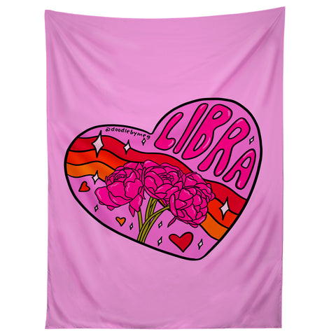 Doodle By Meg Libra Valentine Tapestry