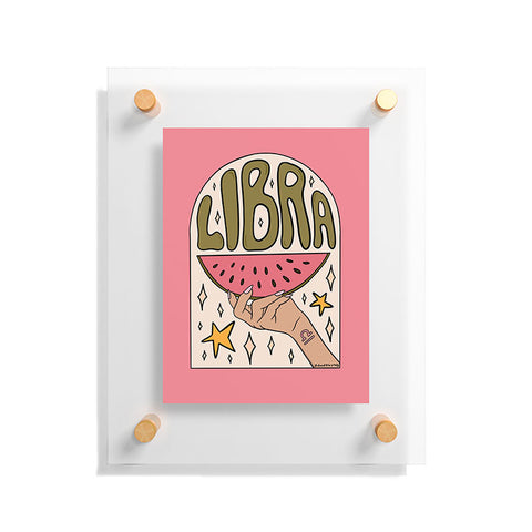 Doodle By Meg Libra Watermelon Floating Acrylic Print