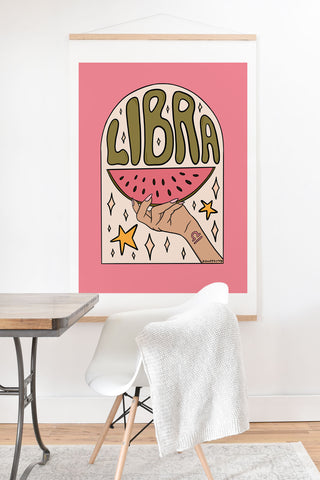 Doodle By Meg Libra Watermelon Art Print And Hanger