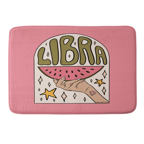 Doodle By Meg Libra Watermelon Memory Foam Bath Mat