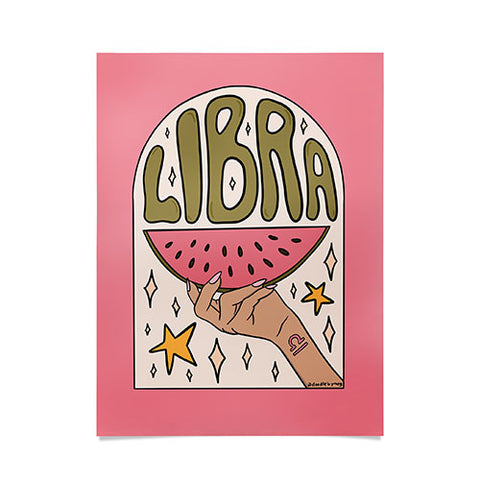 Doodle By Meg Libra Watermelon Poster