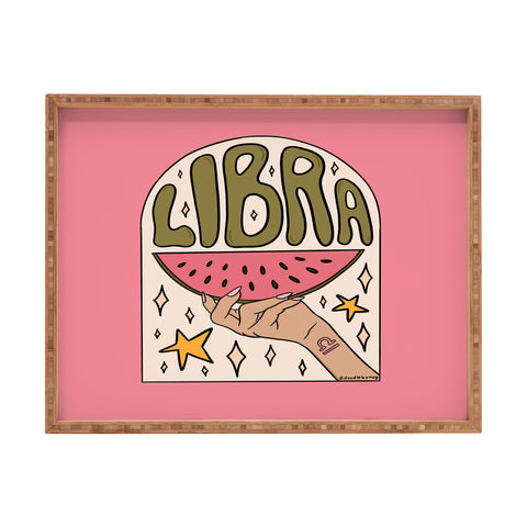 Doodle By Meg Libra Watermelon Rectangular Tray
