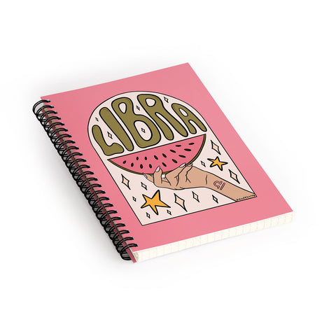 Doodle By Meg Libra Watermelon Spiral Notebook