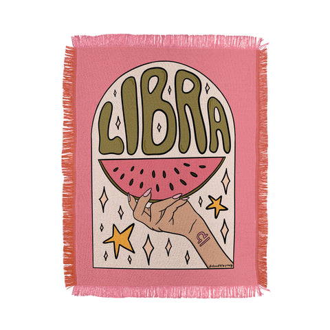 Doodle By Meg Libra Watermelon Throw Blanket