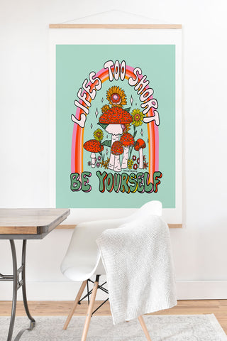 Doodle By Meg Lifes Too Short Art Print And Hanger