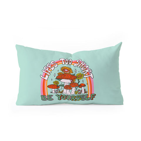 Doodle By Meg Lifes Too Short Oblong Throw Pillow