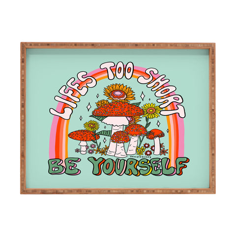 Doodle By Meg Lifes Too Short Rectangular Tray