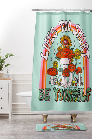 Doodle By Meg Lifes Too Short Shower Curtain And Mat