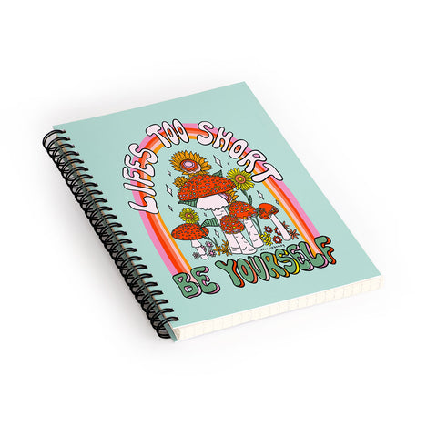 Doodle By Meg Lifes Too Short Spiral Notebook