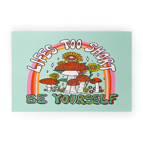 Doodle By Meg Lifes Too Short Welcome Mat