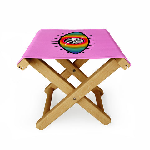 Doodle By Meg Look to the Future Folding Stool