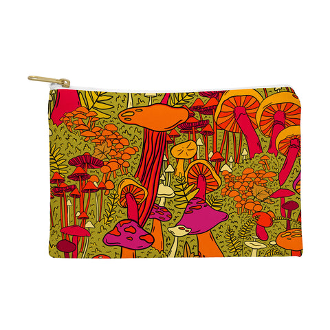 Doodle By Meg Mushrooms in the Forest Pouch